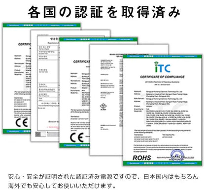 CM10 各国の証明書画像