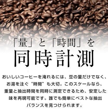 電子コーヒースケール PLUSMOTION